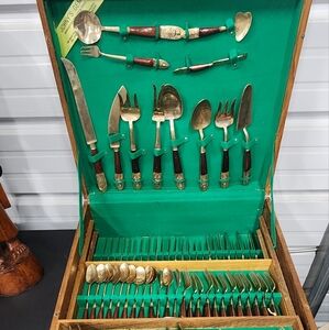 Vintage brass flatware